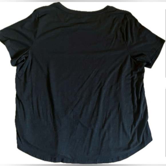 Maurice’s Fur Mama black short sleeve shirt. New without tags: size 1X - Picture 2 of 6